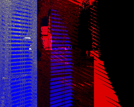 Philip Bradshaw, Sunlight through blinds, blend